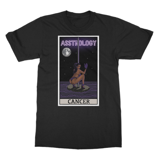 Asstrology Cancer Classic Heavy Cotton Adult T-Shirt