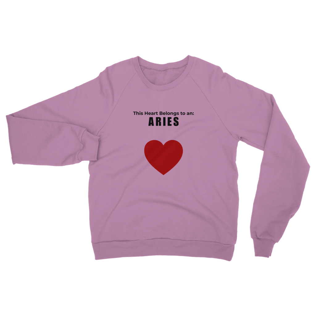 This heart belongs to an: Aries Unisex Sweatshirt