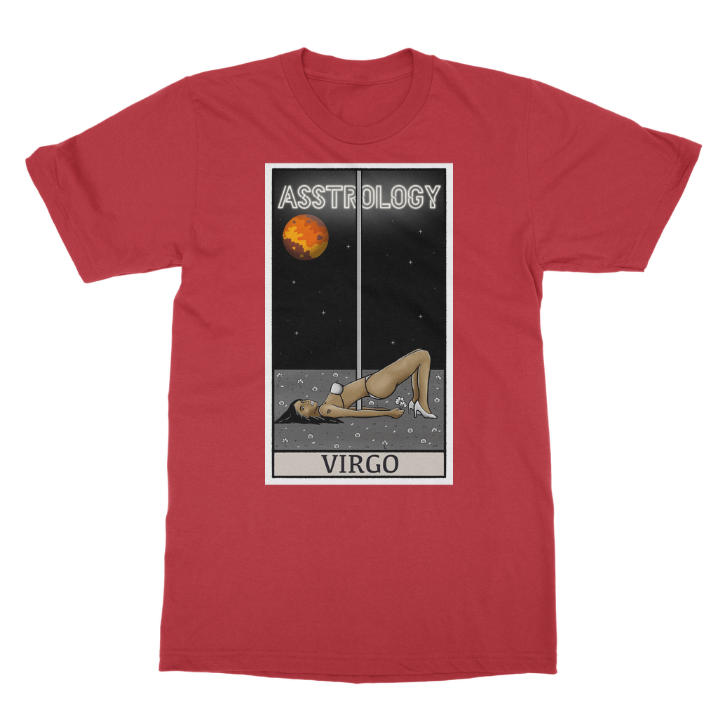 Asstrology Virgo Classic Heavy Cotton Adult T-Shirt