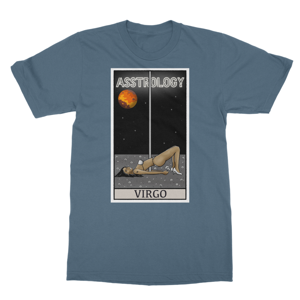 Asstrology Virgo Classic Heavy Cotton Adult T-Shirt