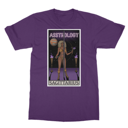 Asstrology Saggittarius Classic Heavy Cotton Adult T-Shirt