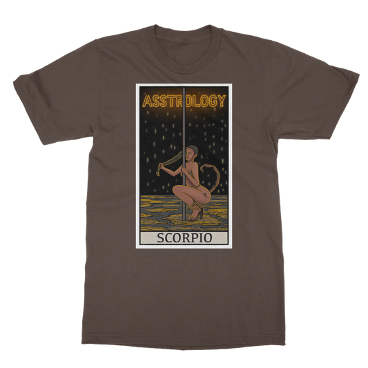Asstrology Scorpio Classic Heavy Cotton Adult T-Shirt
